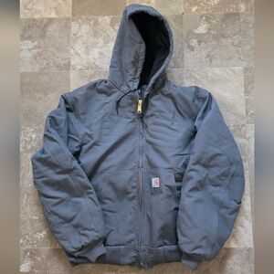 Carhartt J140 Active Jac | Flannel Lined | Grey | Size Large Loose Fit